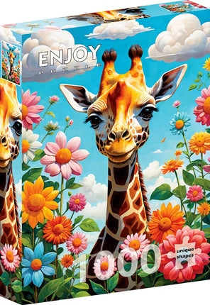 Enjoy Cute Giraffe Puzzel 1000 Stukjes