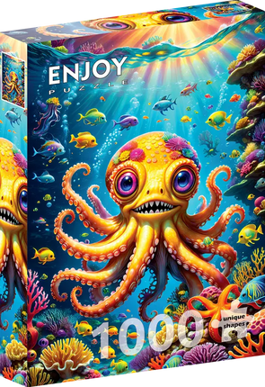 Enjoy Cute Octopus Puzzel 1000 Stukjes