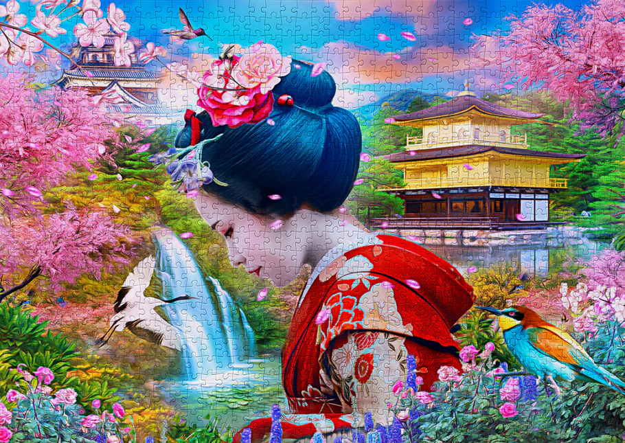 Enjoy Geisha Garden Puzzel 1000 Stukjes