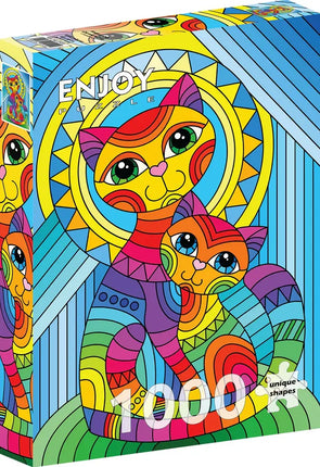 Enjoy Inseparable Cat and Kitten Puzzel 1000 Stukjes