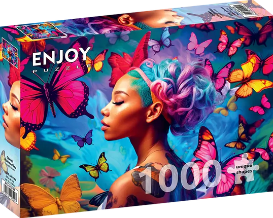 Enjoy Queen of Butterflies Puzzel 1000 Stukjes