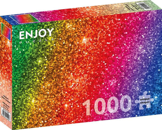 Enjoy Rainbow Glitter Gradient Puzzel 1000 Stukjes