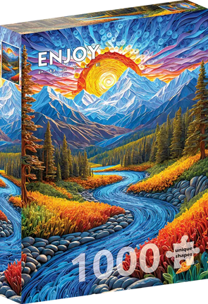 Enjoy Sunrise Landscape Puzzel 1000 Stukjes