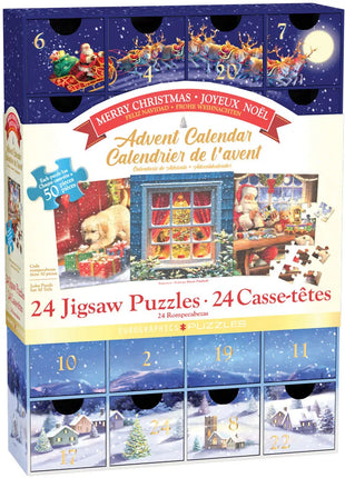 Eurographics Merry Christmas Adventskalender 24 x 50 Stukjes
