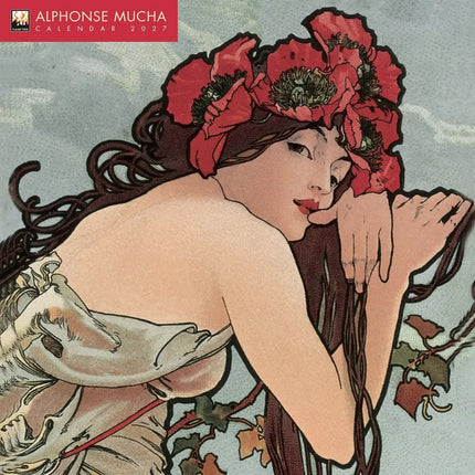 Flame Tree Alphonse Mucha Kalender 2027