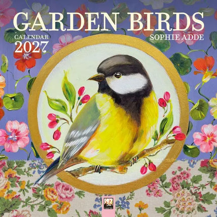 Flame Tree Garden Birds Kalender 2027 Mini