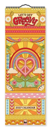 Flame Tree Groovy Slimline Kalender 2027