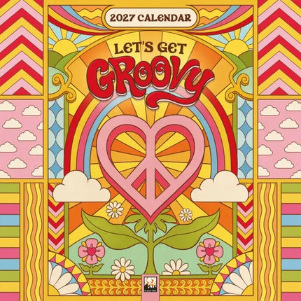 Flame Tree Let's Get Groovy Kalender 2027 Mini