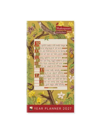 Flame Tree Shakespeare Birthplace Trust Pocket Jaaragenda 2027