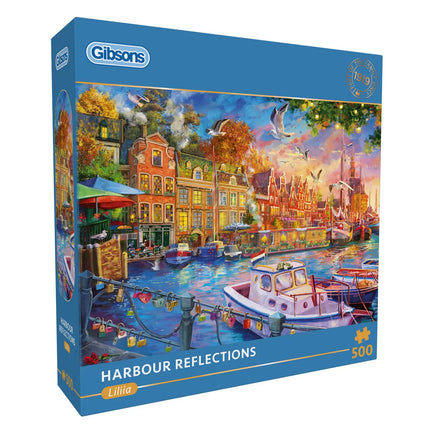 Gibsons Harbour Reflections Puzzel 500 Stukjes