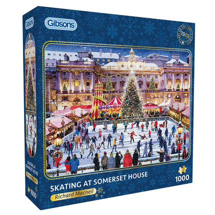 Gibsons Skating at Somerset House Puzzel 1000 Stukjes