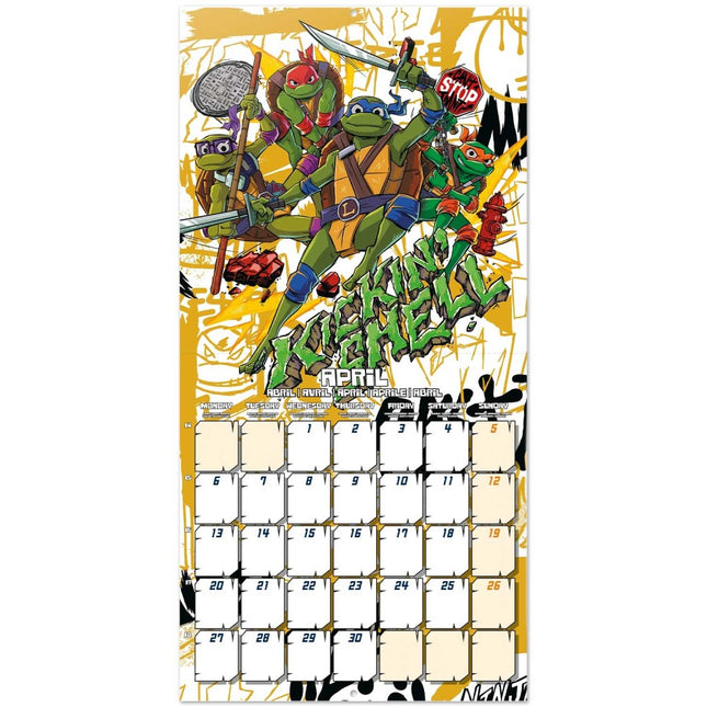 Grupo Ninja Turtles Kalender 2026