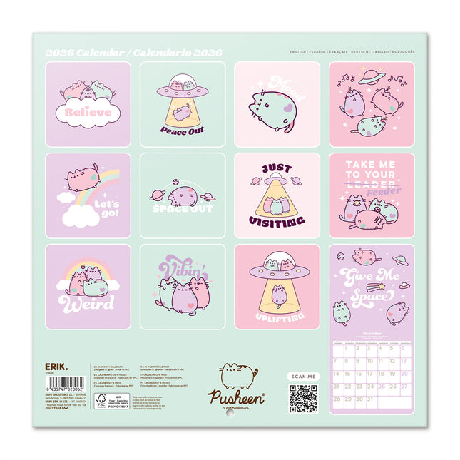 Grupo Pusheen Kalender 2026