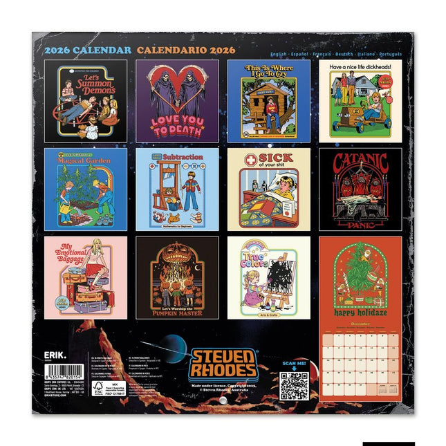 Grupo Steven Rhodes Kalender 2026