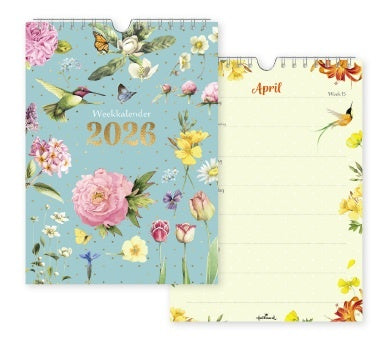 Hallmark Marjolein Bastin Weekkalender 2026 Blauw