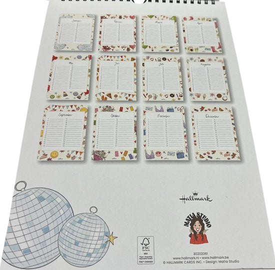 Hallmark Matia Verjaardagskalender