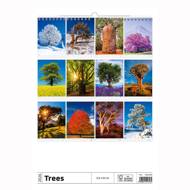 Helma Bomen Kalender 2026