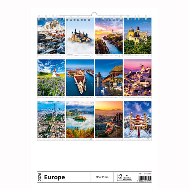 Helma Steden in Europa Kalender 2026