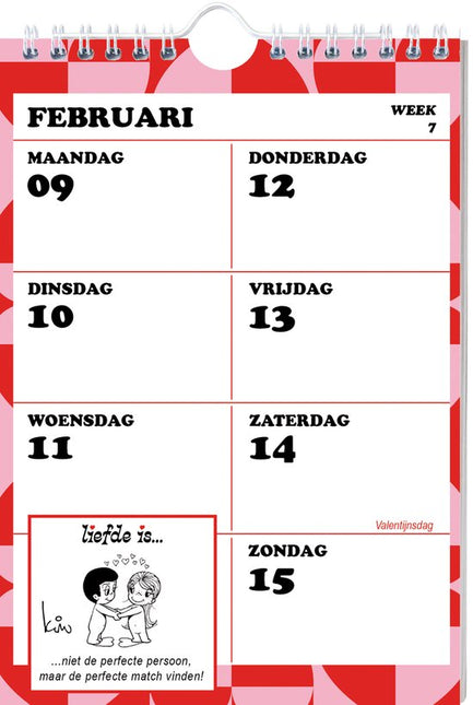 Inter-Stat Liefde is Weekkalender 2026