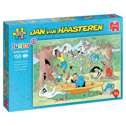 Jan van Haasteren Trampoline Springen - Jan van Haasteren Junior Puzzel 150 Stukjes