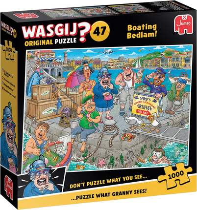 Jumbo Wasgij Original 47 De boot in! Puzzel 1000 stukjes