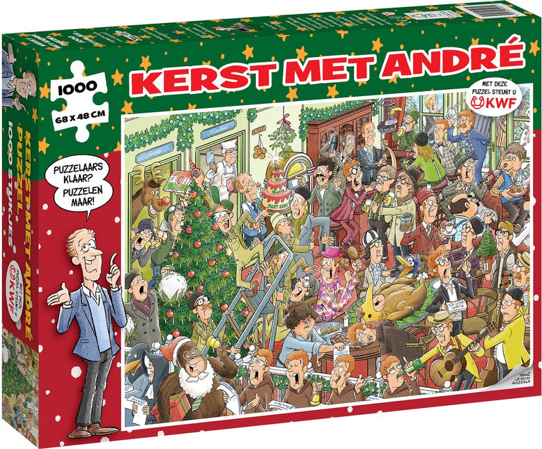 kalenderwinkel Kerstpuzzel André van Duin 1000 stukjes