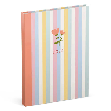 Lannoo Flowers Desk Agenda 2027 Pattern