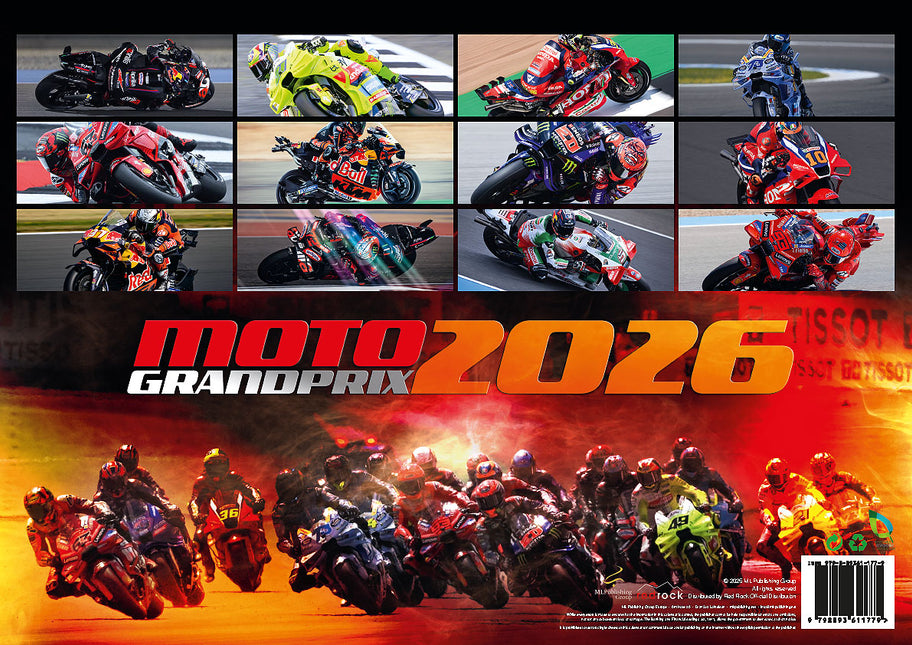 ML Publishing Moto Grand Prix A3 Kalender 2026