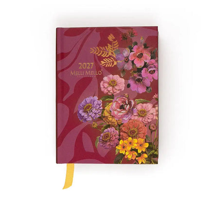 Paperclip Mini Agenda Colorful Flowers 2027 – Paperclip
