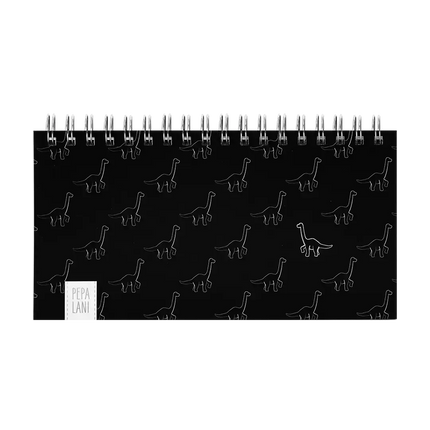 Pepa Lani Pepa Lani Deskplanner Black & White Dinos Small Black