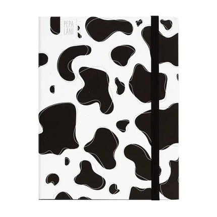Pepa Lani Pepa Lani Notitieboek A5 Black & White Cow