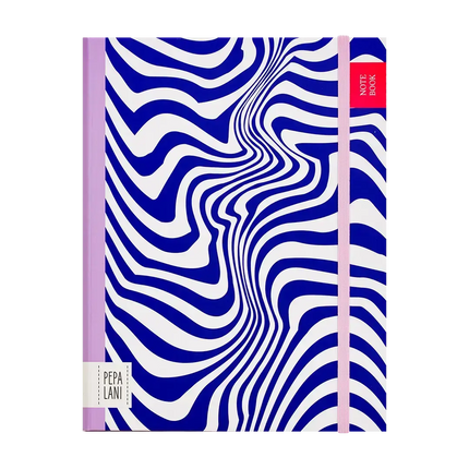 Pepa Lani Pepa Lani Notitieboek A5 Flower Waves Blue