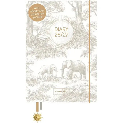 Pimpelmees Pimpelmees A5 Schoolagenda 2026 - 2027 Elephant Grey