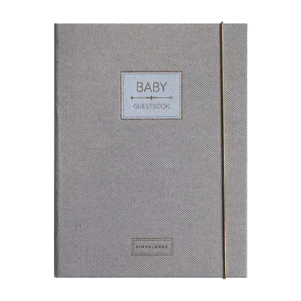 Pimpelmees Pimpelmees Baby Guestbook Mono Luxe Warm Nude