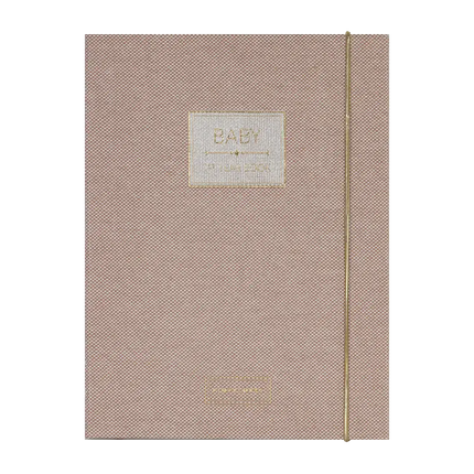 Pimpelmees Pimpelmees Baby's 1st Jaar Boek Mono Luxe Warm Nude