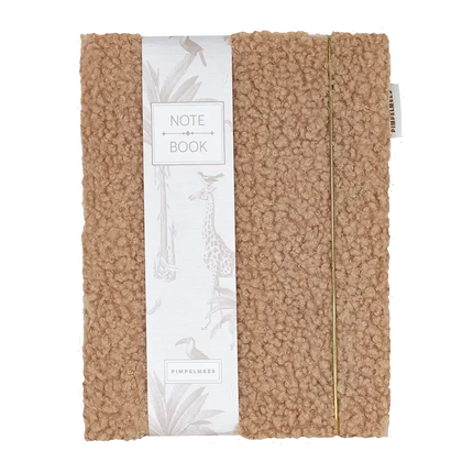Pimpelmees Pimpelmees Notitieboek Mono Teddy Warm Nude