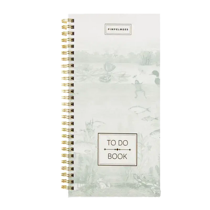Pimpelmees Pimpelmees To Do Boek Mono Vintage Green