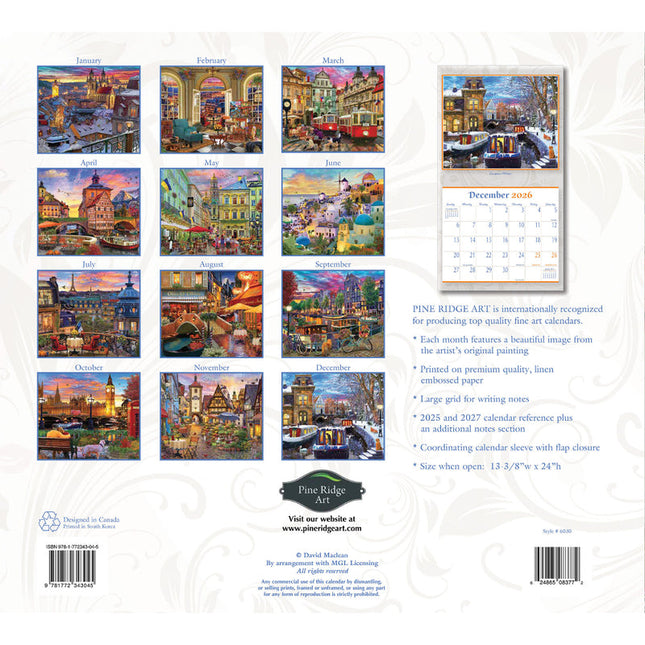 Pine Ridge European Vacation Kalender 2026