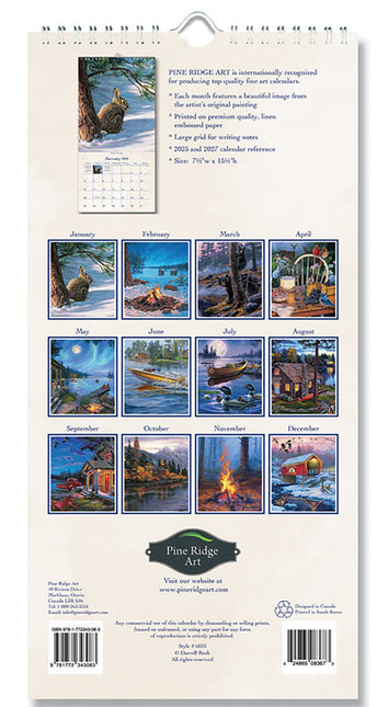 Pine Ridge Great Outdoors Kalender 2026 Small