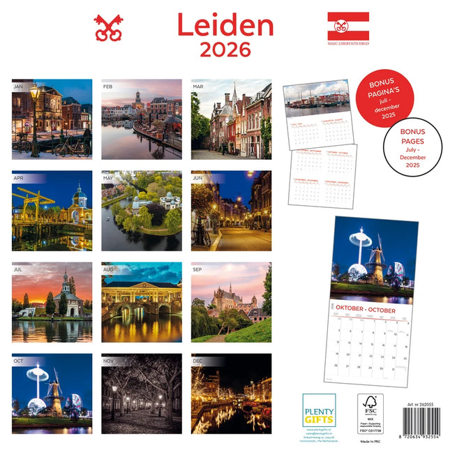 Plenty Gifts Leiden Kalender 2026
