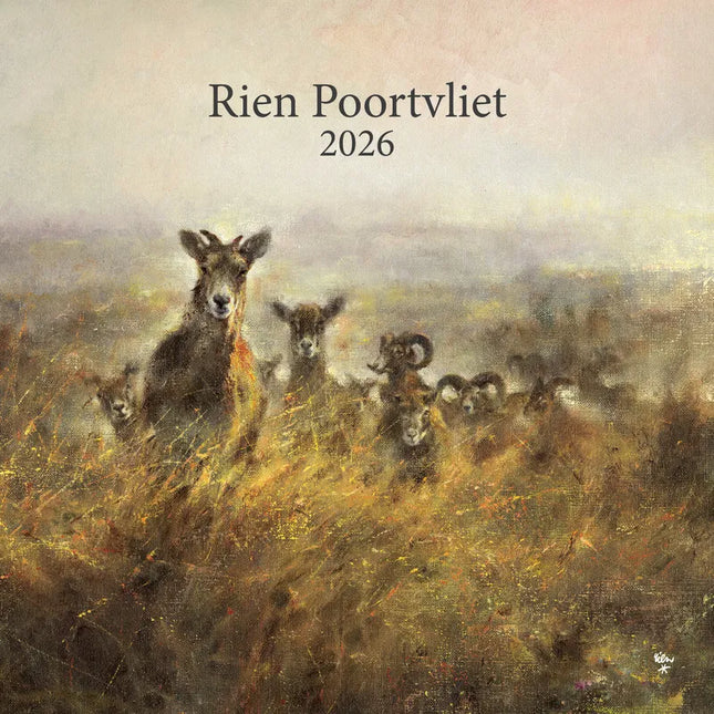 Plenty Gifts Rien Poortvliet Kalender 2026 Natuur