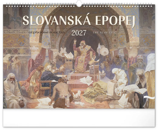 Presco Alphonse Mucha Kalender Groot 2027