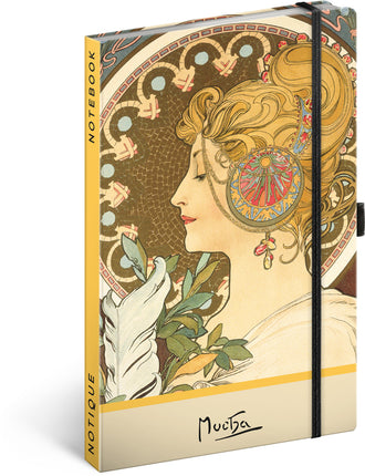 Presco Alphonse Mucha Notitieboek A5 Feather