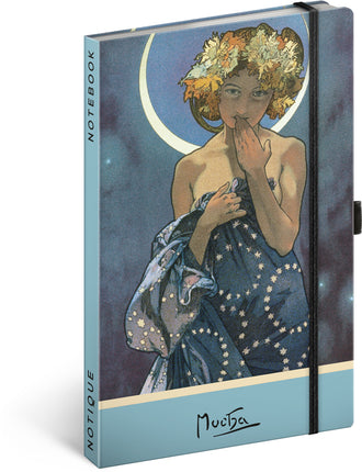 Presco Alphonse Mucha Notitieboek A5 Luna