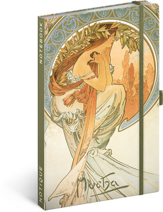 Presco Alphonse Mucha Notitieboek A5 Poetry