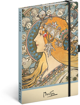 Presco Alphonse Mucha Notitieboek A5 Zodiac