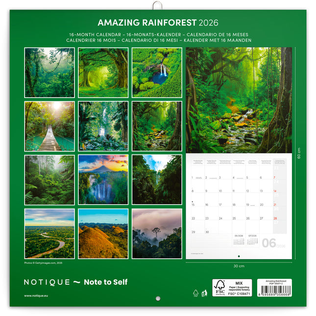 Presco Amazing Rainforest Kalender 2026