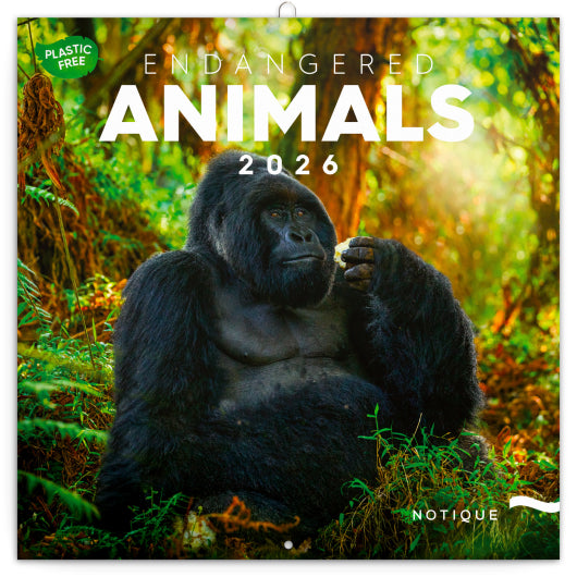 Presco Bedreigde Dieren Kalender 2026