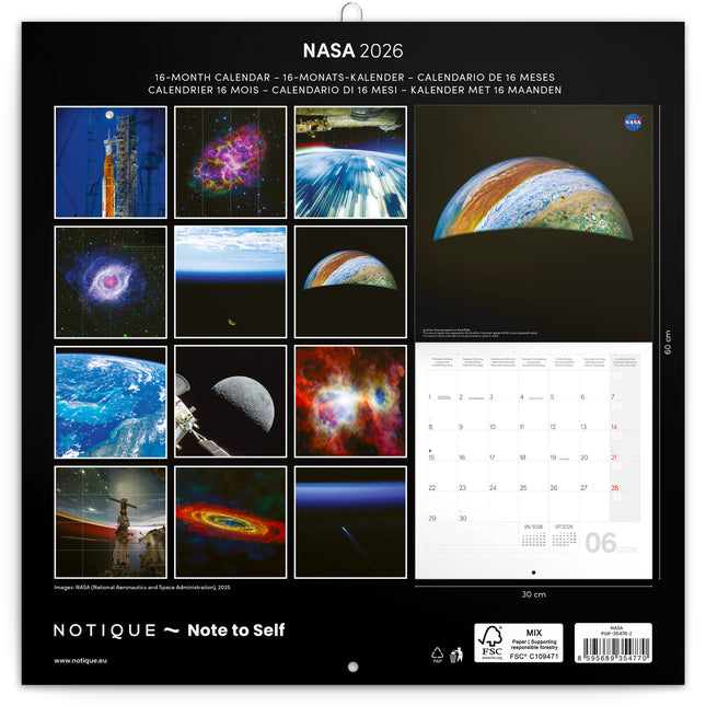 Presco NASA Kalender 2026