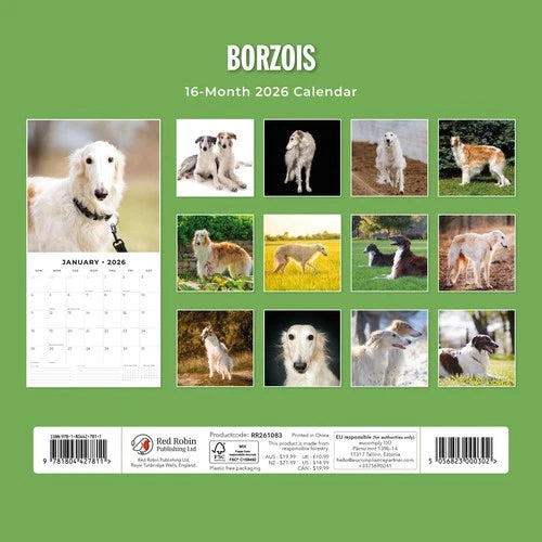 Red Robin Barzoi Kalender 2026